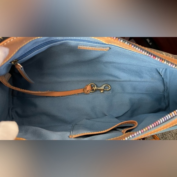 Dooney and Bourke Multicolor Signature Hobo Shoulder Bag - Picture 13 of 16